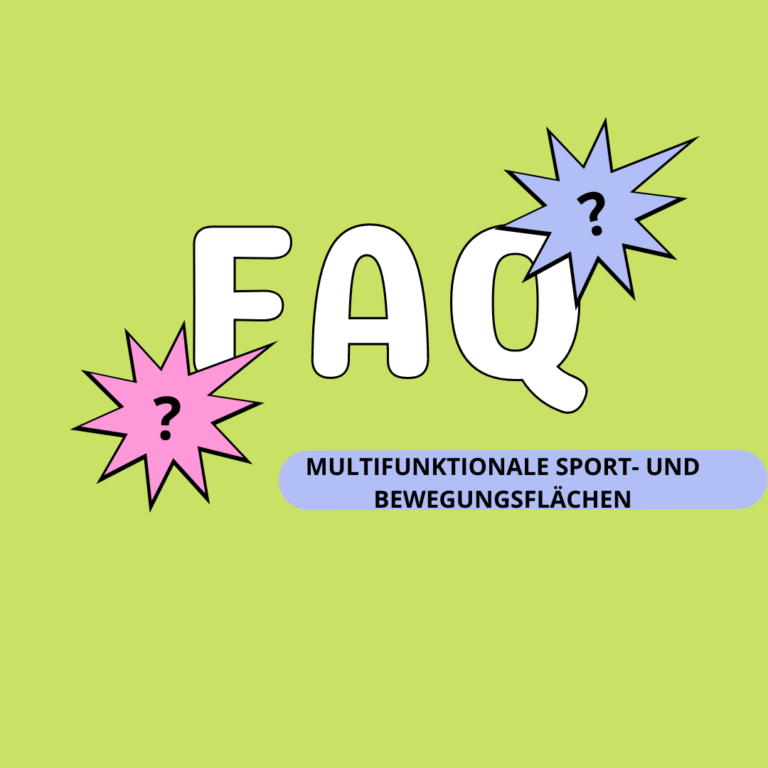 FAQ. Multifunktionale Sport- und Bewegungsflächen.