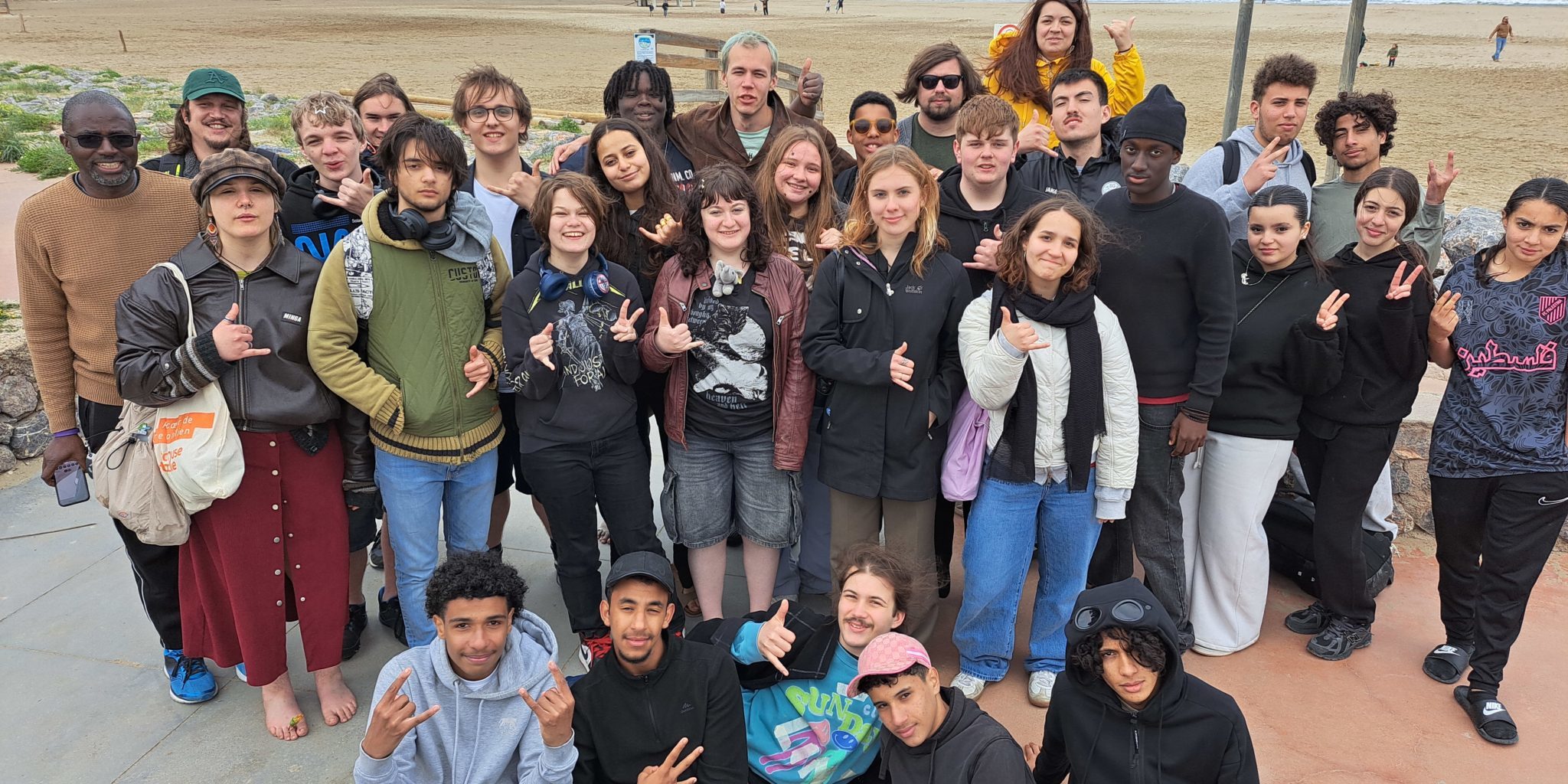 Gruppenbild Jugendbegegnung in Narbonne