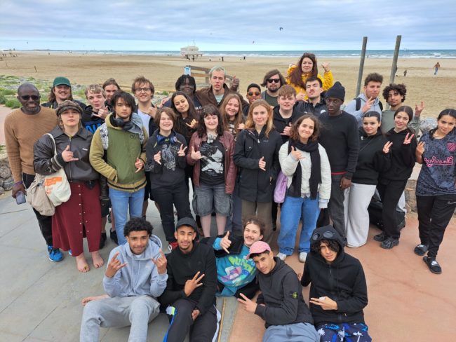 Gruppenbild Jugendbegegnung in Narbonne
