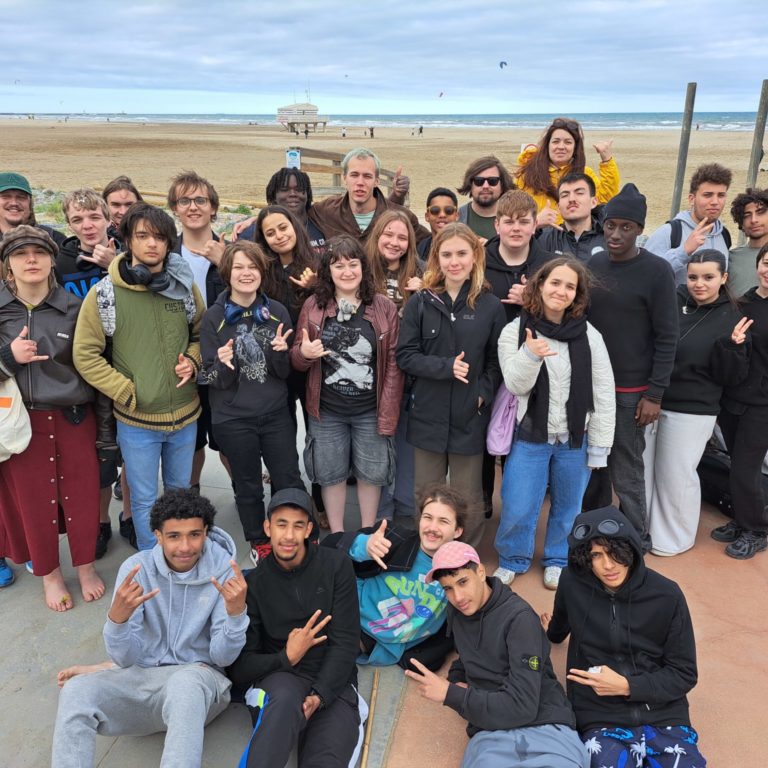 Gruppenbild Jugendbegegnung in Narbonne